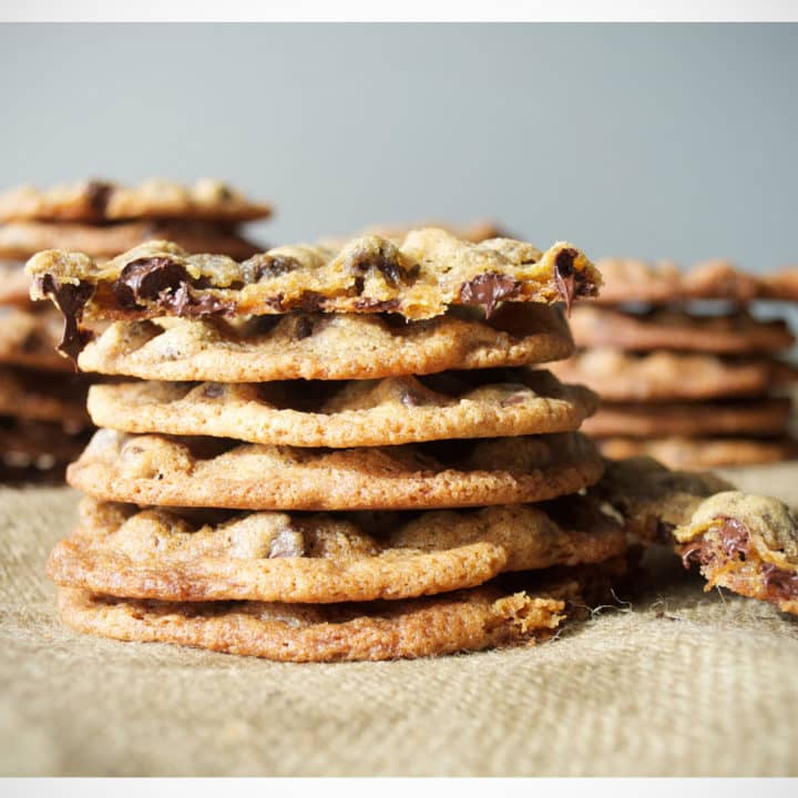 The Best Chewy Chocolate Chip Cookie recipe | OfBatterAndDough.com
