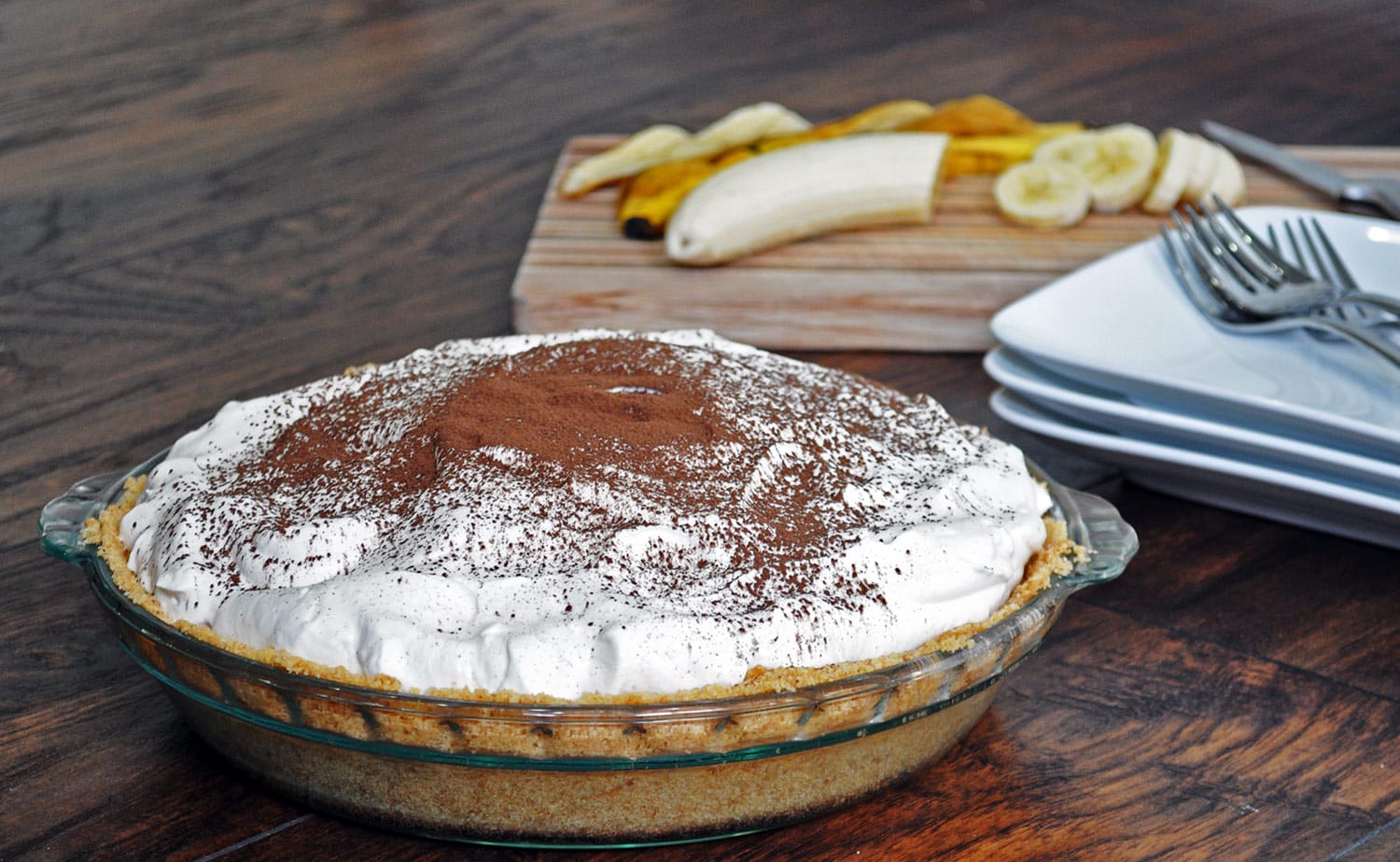 Easy Chocolate Banana Cream Pie Recipe • Pie