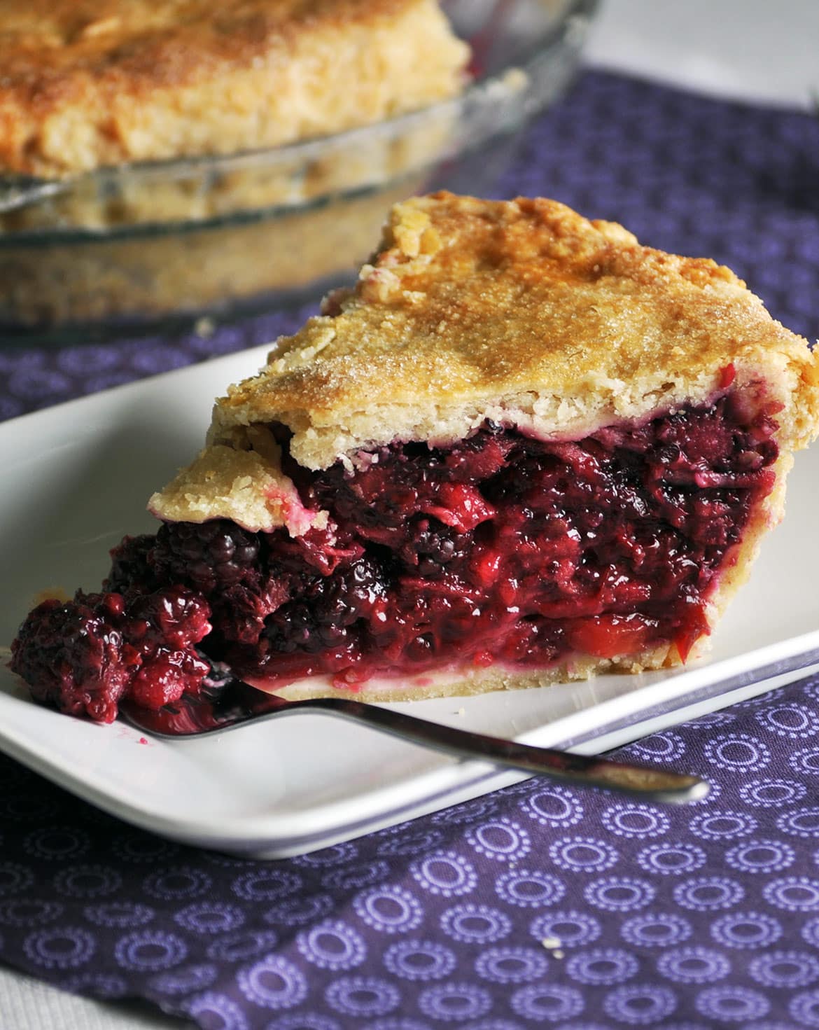 blackberry pie recipe | ofbatteranddough.com
