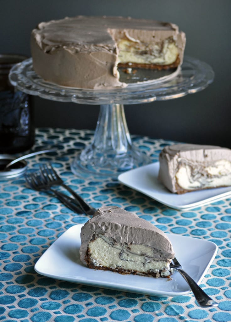 Marble Chocolate Cheesecake. New york cheesecake recipe