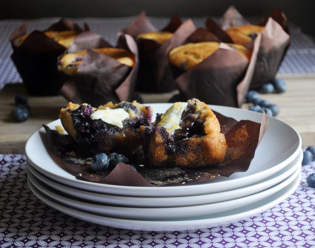 Blueberry Corn Muffins