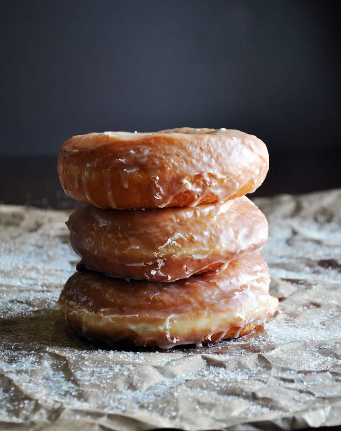 Glazed Raised Donuts - The Midnight Baker