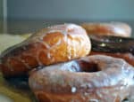 Doughnut recipe for homemade doughnuts with vanilla glaze | ofbatteranddough.com