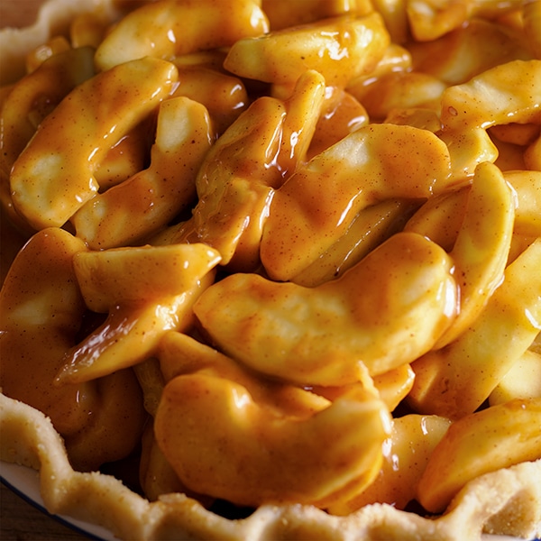 How to make caramel apple pie.