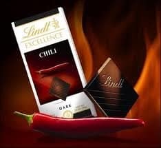 Lindt Chili infused chocolate bar