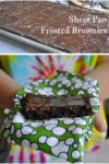 Sheet Pan Frosted Brownies