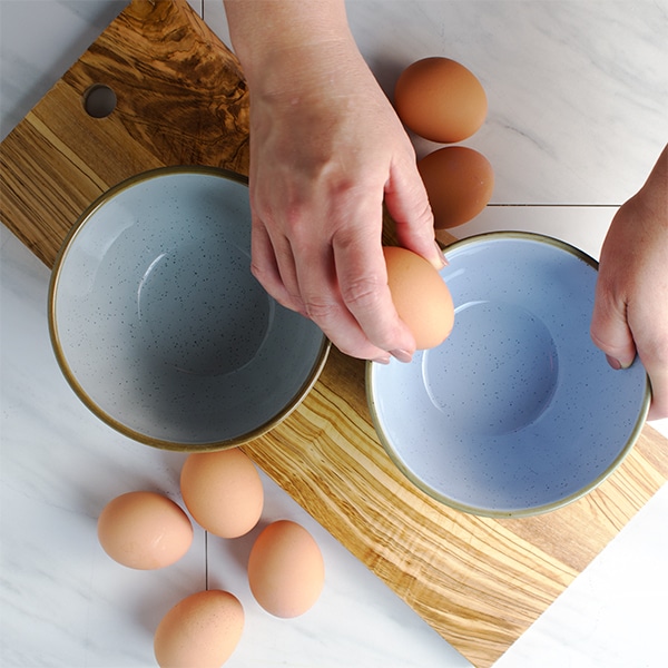 How to separate eggs.