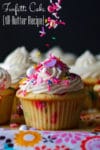 Funfetti Cupcakes with Buttercream and Sprinkles