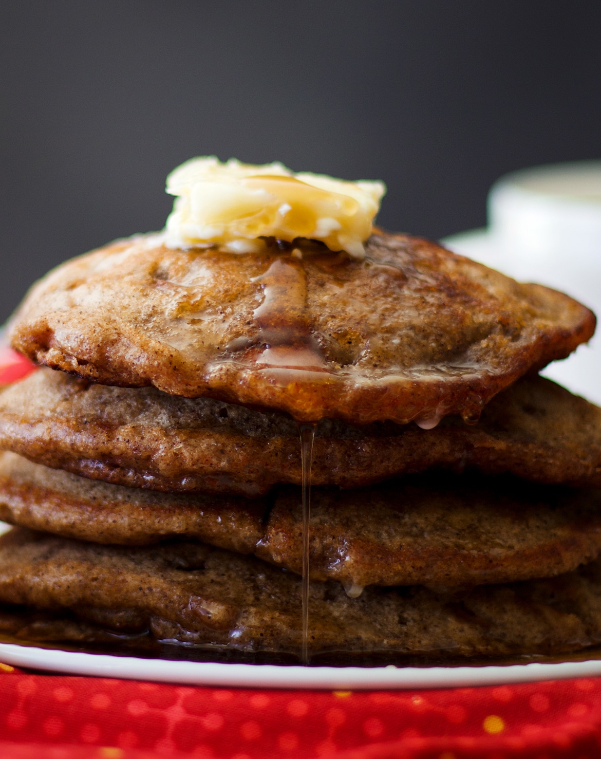Apple Cinnamon Pancakes {Buttermilk and