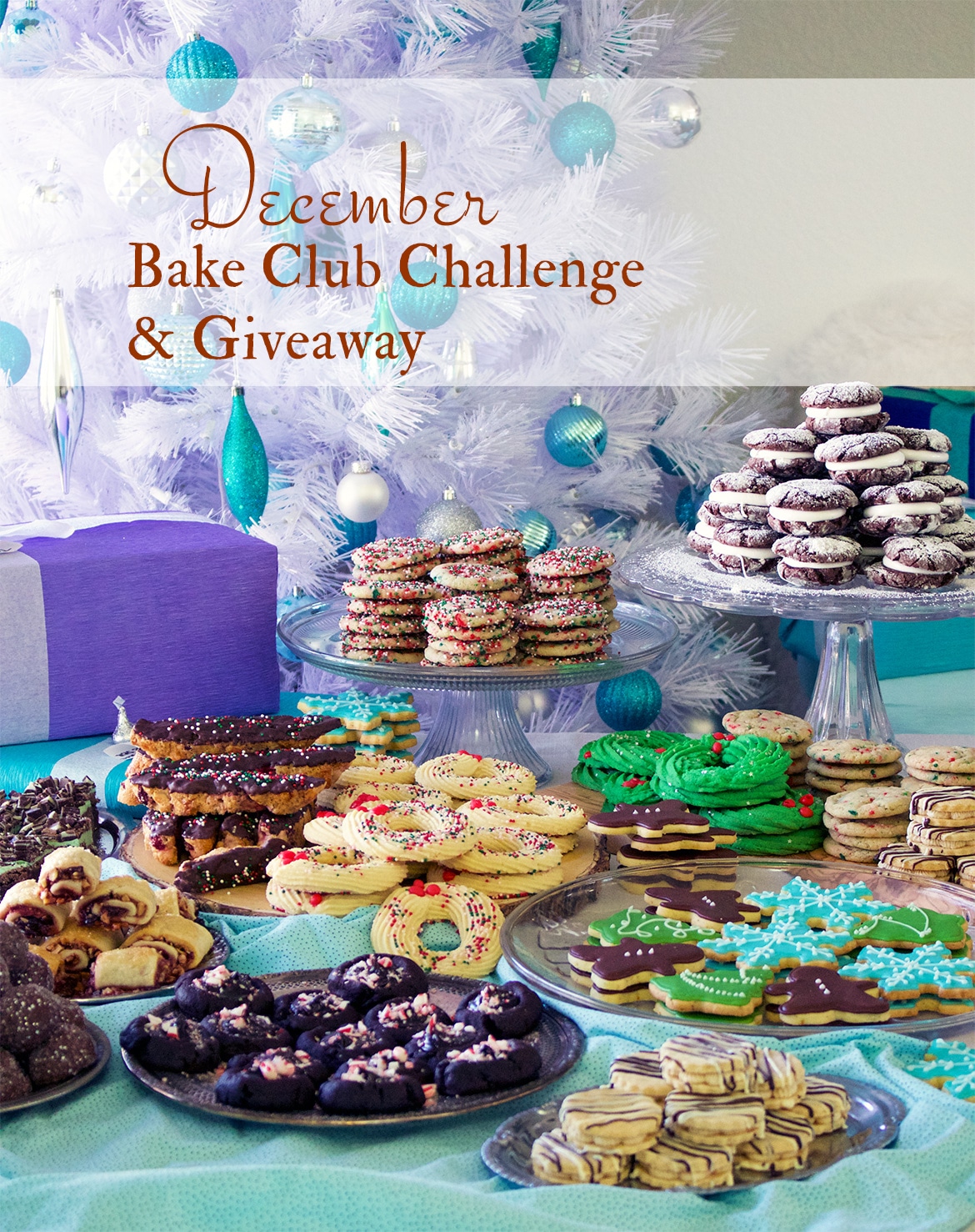 The December Bake Club Baking Challenge Recipe is Christmas Cookies