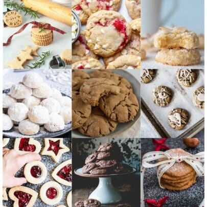 Twelve different kinds of gluten-free Christmas cookies.