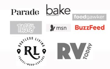 Logos from publications that have featured recipes published on this website.