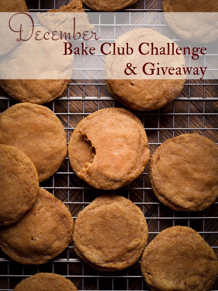 The December Bake Club challenge recipe is brown sugar cookies.